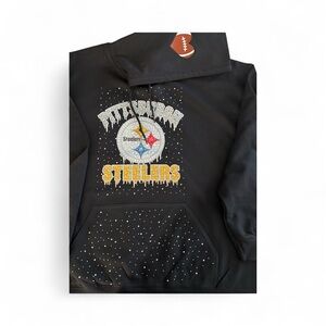 Women's and Men’s Black Steelers Hoodie